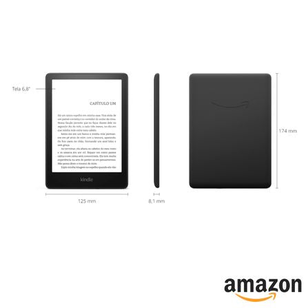 Amazon Kindle 11ª Geração com Iluminação Embutida, Wi-Fi, 16GB, Preto - B09SWTG9GF
