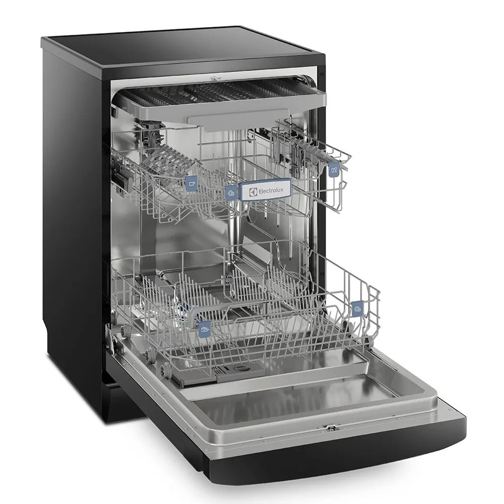 Lava-Louças Electrolux 14 Serviços Preta Experience com Função Higienizar Compras - LL14P